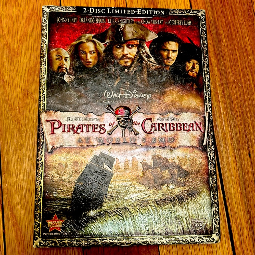 EUC 2 Disc Limited Edition Pirates of the Caribbean At World’s End